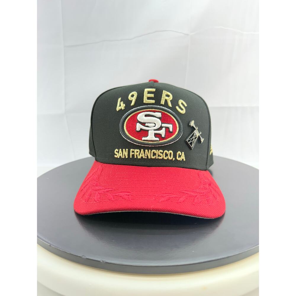 New Era San Francisco 49ers 2025 NFL Draft 59FIFTY A-frame Fitted Hat Size 7 1/4